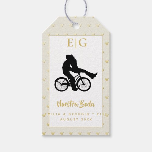 Monogram Nuestra Boda Spanish Wedding Gift Favor Gift Tags