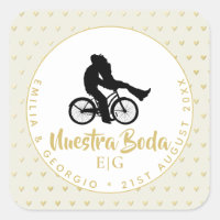 Monogram Nuestra Boda Spanish Wedding Gift Favor