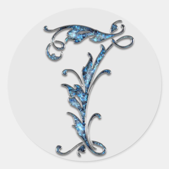 monogram number 7 stickers (Front)