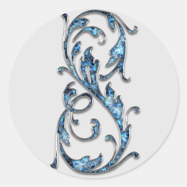 monogram number 8 stickers (Front)