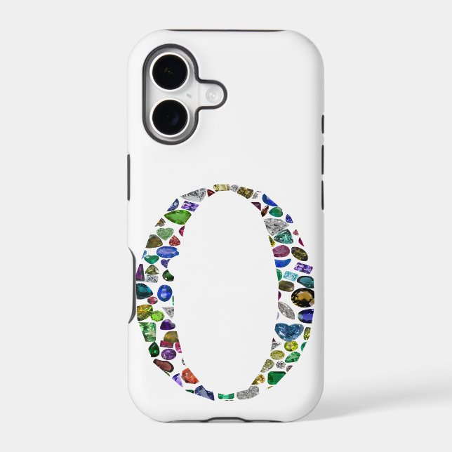 Monogram 'O' Iphone Case (Back)