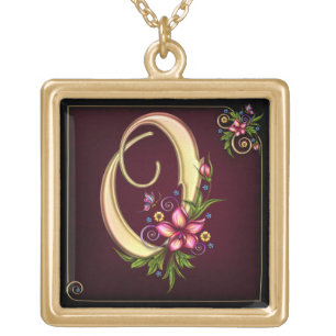Monogram O Necklace