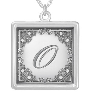 Monogram "O" Necklace