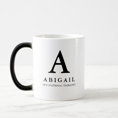 Monogram Occupational Therapy Simple Classic Mug