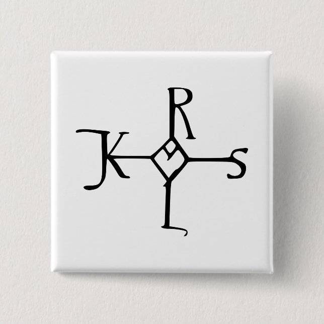 Monogram of Charlemagne Button (Front)