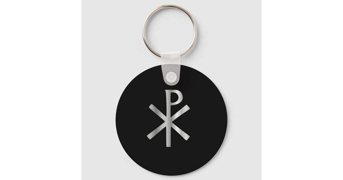 Monogram of Christ - chi rho Keychain | Zazzle