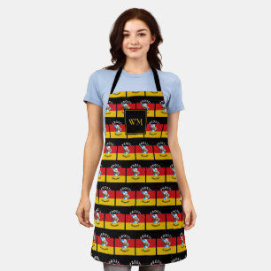 Monogram   OKTOBERFEST   German Flag Apron