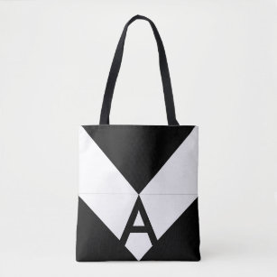 Focused Monogram Triangle Tote Bag