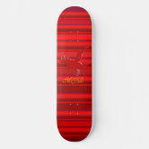 Skateboard Deck Monogram Red