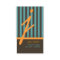 Monogram orange/teal/chocolate stripes
