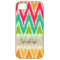 Monogram Orange Teal Ikat Chevron Zig Zag Pattern