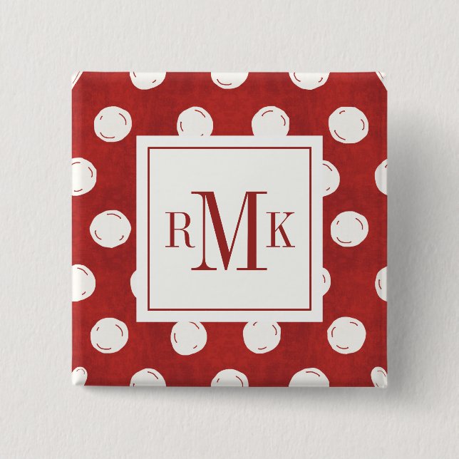 Monogram | Otomi Farm Step Button (Front)