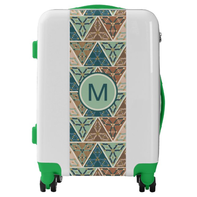 Monogram | Outdoor Geo Step | Geometric Pattern Luggage (Front)