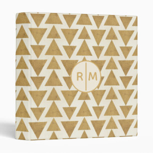 Monogram Outdoor Geo Step Gold Geometric Patte Binder