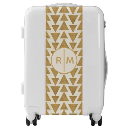 Monogram  Outdoor Geo Step  Gold Geometric Patte Luggage