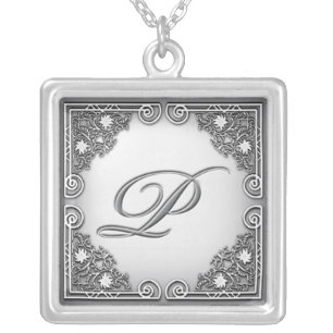 Monogram "P" Necklace