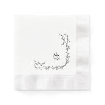 Monogram Paper Napkin