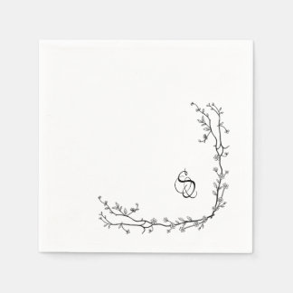 Monogram Paper Napkins