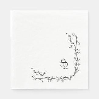 Monogram Paper Napkins