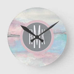 Monogram Parfait II Round Clock