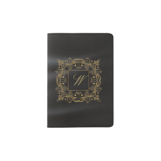 monogram passport holder