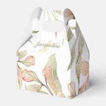 Monogram pastel baby pink sky baby flower design