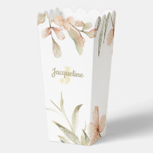 Monogram pastel baby pink sky baby flower design