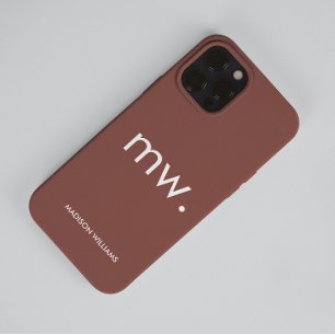 Monogram Pastel Elegant Feminine Minimalist  Case- Case-Mate iPhone 14 Pro Max Case