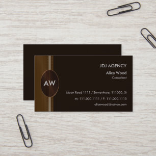 Monogram Perfect Business Card