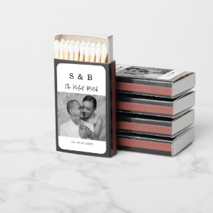 Monogram Perfect Match Chic Wedding Photo