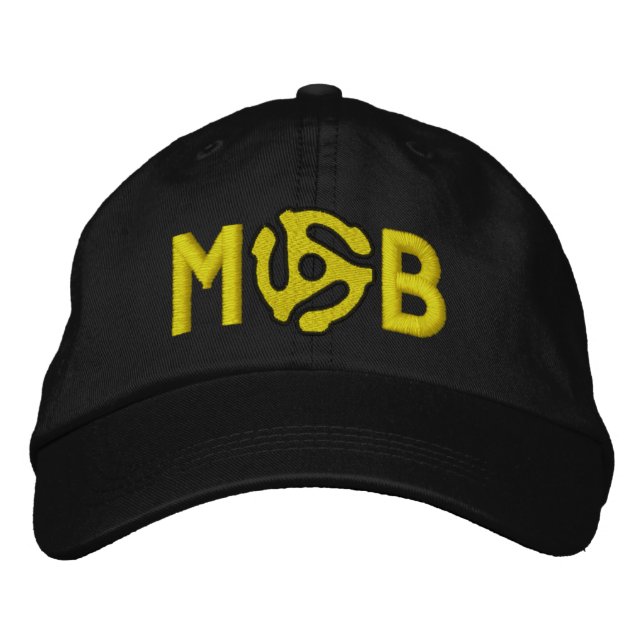Monogram Personalize 45 spacer DJ embroidered cap (Front)