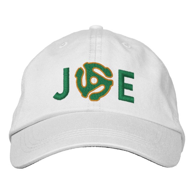 Monogram Personalize 45 spacer DJ embroidered cap (Front)