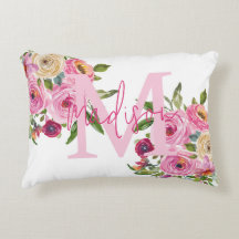 Monogram | Personalize | Watercolor | Floral