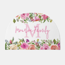 Monogram | Personalize | Watercolor | Floral