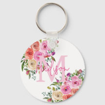 Monogram | Personalize | Watercolor | Floral