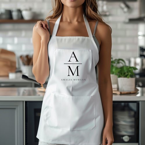 Monogram Personalized Apron