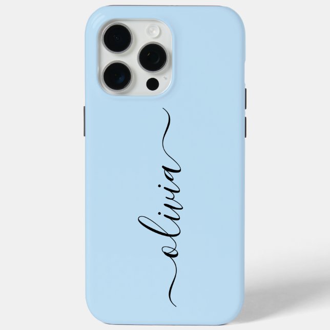 Monogram Personalized Case-Mate iPhone Case (Back)