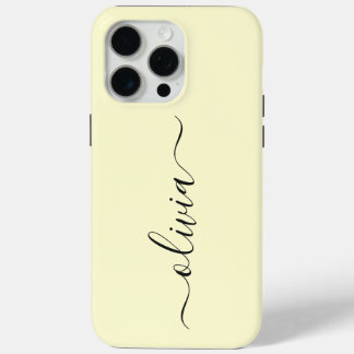 Monogram Personalized iPhone 15 Pro Max Case