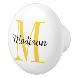 Monogram Personalized Drawer Knob