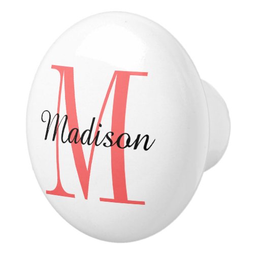 Monogram Personalized Drawer Knob