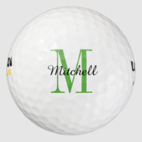 Monogram Personalized Golf Balls