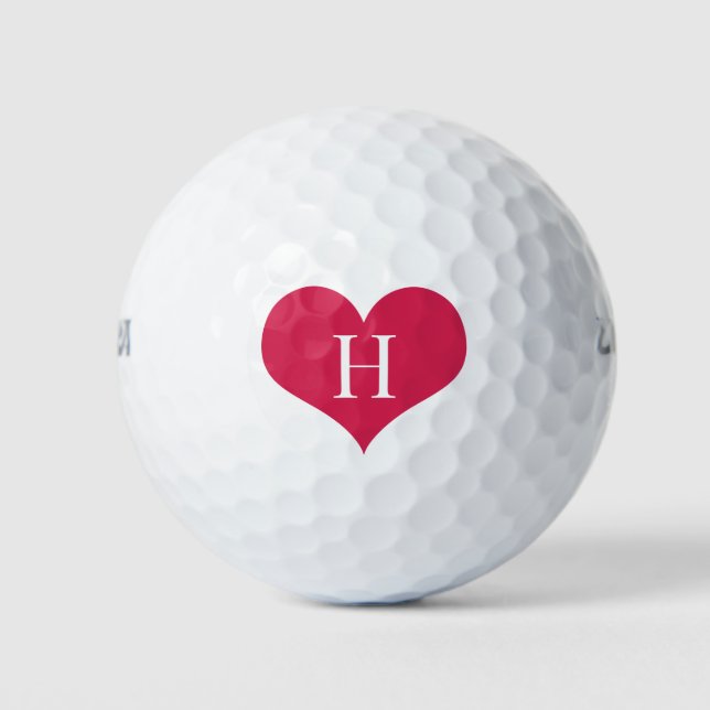 Monogram Personalized Golf Balls (Front)