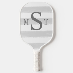 Monogram Personalized Gray Pickleball Paddle