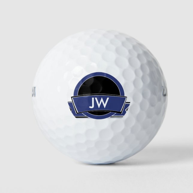 Monogram Personalized Logo Golf Balls (Front)