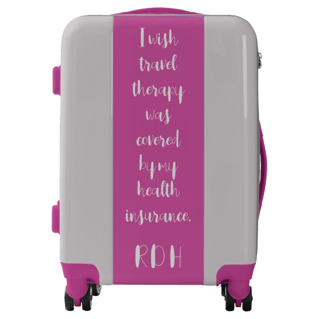 Monogram Personalized Luggage (Front)