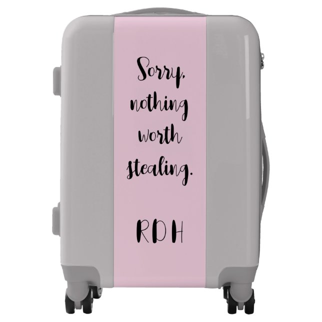 Monogram Personalized Luggage (Front)