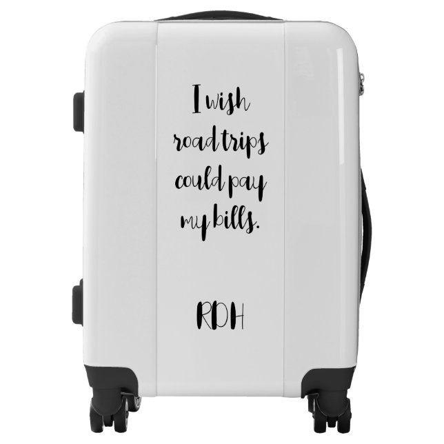 Monogram Personalized Luggage (Front)