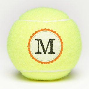 Monogram Personalized Modern #4 Tennis Balls