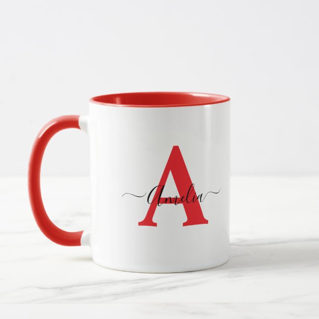 Monogram Personalized Mug  (Left)
