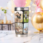 Monogram Personalized Name 6 Photo Collage